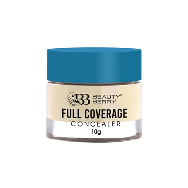 Beauty Berry Full Coverage Concealer, Easy to Blend, Ultra Lightweight & Long Lasting Concealer | Creamy Texture, Highly Pigmented, Waterproof Concealer for Face Makeup (WARM HONEY-04, 1)